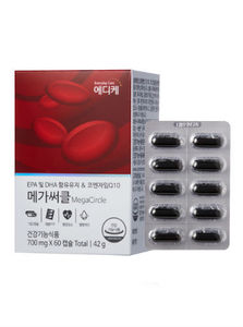 에디케 메가써클(코엔자임Q10,EPA,DHA)-혈행개선,혈압감소,눈건강,항산화