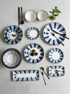 아이카 도자기 일본 수입 블루색상 그릇 - 13가지 타입